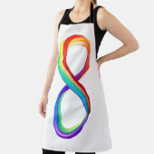 Layered Rainbow Infinity Symbol Schürze (InSitu)