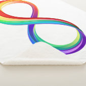 Layered Rainbow Infinity Symbol Sherpadecke (3/4)