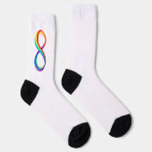 Layered Rainbow Infinity Symbol Socken (Rechts)