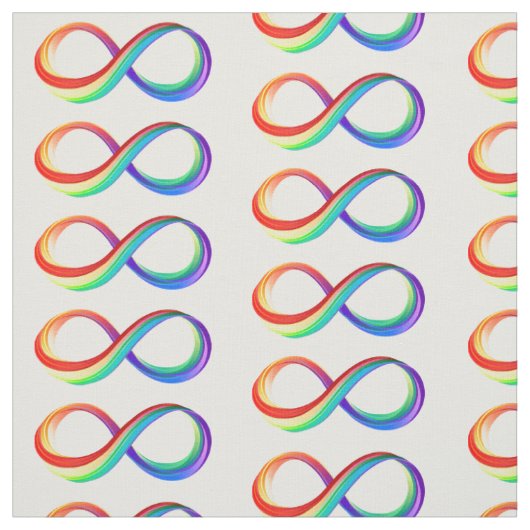 Layered Rainbow Infinity Symbol Stoff (Muster)