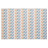 Layered Rainbow Infinity Symbol Stoff (Fat Quarter (45,7 x 55,9 cm))