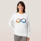 Layered Rainbow Infinity Symbol T-Shirt (Vorne ganz)
