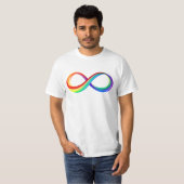Layered Rainbow Infinity Symbol T-Shirt (Vorne ganz)
