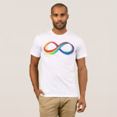 Layered Rainbow Infinity Symbol T-Shirt (Vorne ganz)