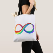 Layered Rainbow Infinity Symbol Tasche (Von Nahem)