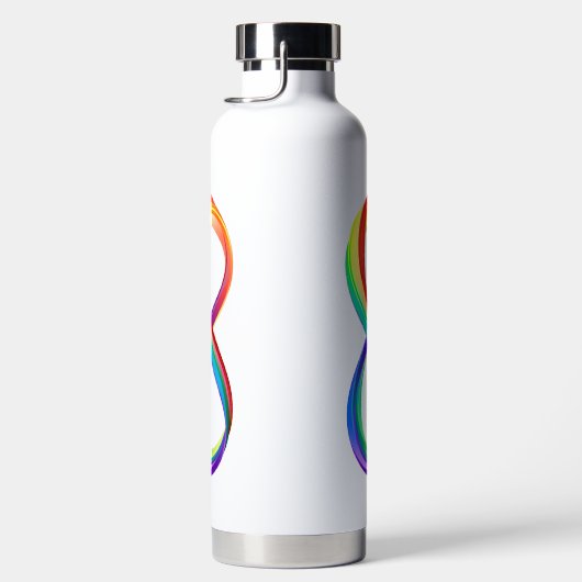 Layered Rainbow Infinity Symbol Trinkflasche (Rechts)