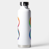 Layered Rainbow Infinity Symbol Trinkflasche (links)