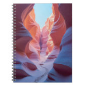 "Layered Realities – Canyon of Code & Memory" Notizblock (Vorderseite)