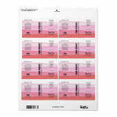 Layered rosa Body Butter Jar Produktkennzeichnunge (Vorne)