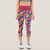 Layered Roses of Love Capri Leggings (Vorderseite)