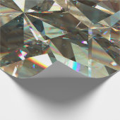 Layered textur triangular diamond or crystal shap geschenkpapier (Ecke)
