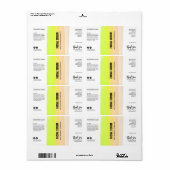 Layered Tinte Neon Dropper Flasche Serumschilder (Vorne)