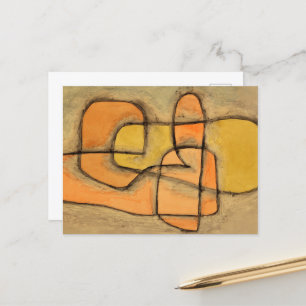 Layered von Paul Klee Feiertagspostkarte