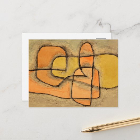 Layered von Paul Klee Feiertagspostkarte (Vorderseite/Rückseite Beispiel)