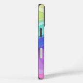 Layered Waves iPhone Case | Kawaii Pastel (Rückseite / Rechts)