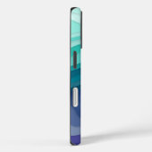 Layered Waves iPhone Case | Ocean Breeze (Rückseite / Rechts)