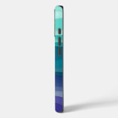 Layered Waves iPhone Case | Ocean Breeze (Rückseite / Links)
