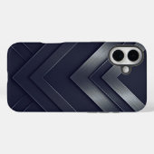 Layered Zickzack Abstract Design Case-Mate iPhone Hülle (Rückseite (Horizontal))
