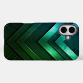 Layered Zickzack Abstract Design Case-Mate iPhone Hülle (Rückseite (Horizontal))