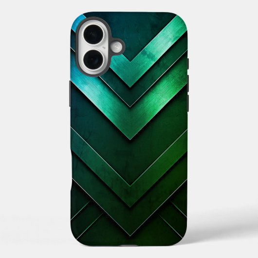 Layered Zickzack Abstract Design Case-Mate iPhone Hülle (Rückseite)