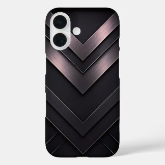 Layered Zickzack Abstract Design iPhone 16 Hülle
