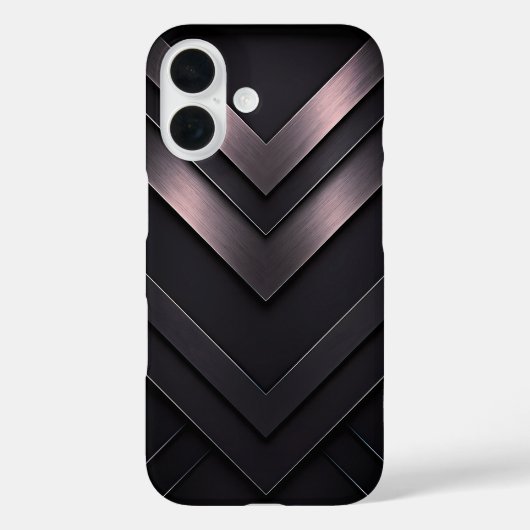 Layered Zickzack Abstract Design Case-Mate iPhone Hülle (Rückseite)