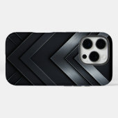 Layered Zickzack Abstract Design Case-Mate iPhone Hülle (Rückseite (Horizontal))
