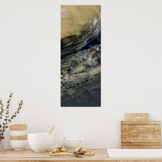 Layers exposed at Polar Canyon Poster (Küche)