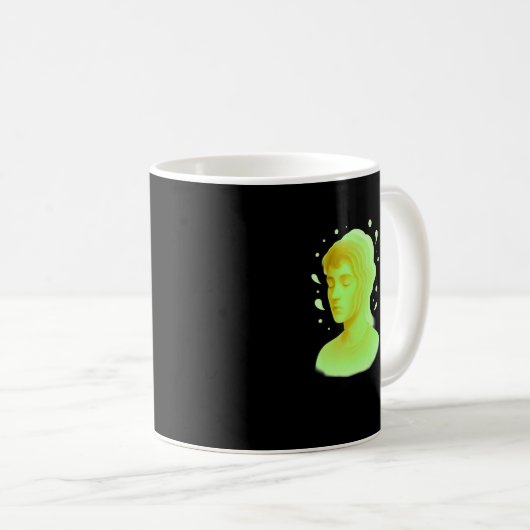 Layers of Me • Identity Unfolding Portrait Mug Kaffeetasse (VorderseiteRechts)