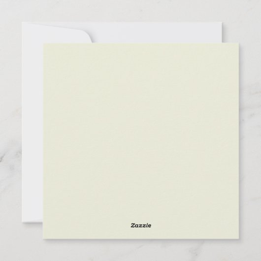 Layers Unveiled Feiertagskarte (Rückseite)