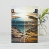 Layers Unveiled Feiertagskarte (Stehend Vorderseite)