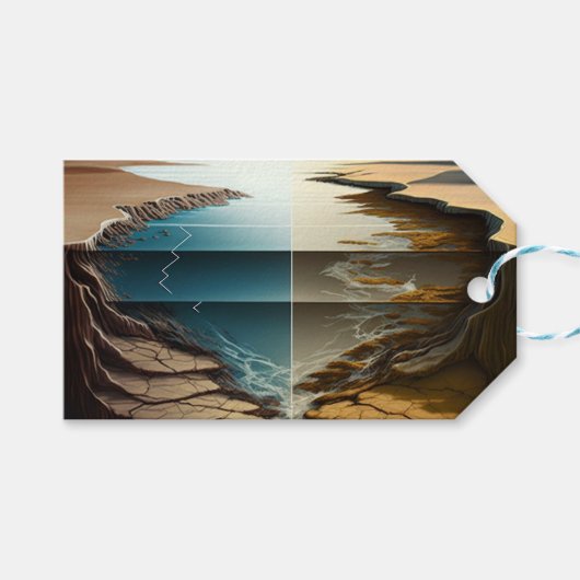 Layers Unveiled Geschenkanhänger (Vorderseite (Horizontal))