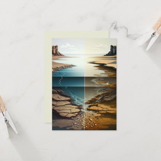 Layers Unveiled Karte (Vorderseite/Rückseite Beispiel)