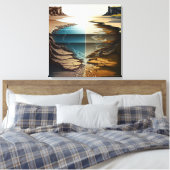 Layers Unveiled Leinwanddruck (Insitu (Schlafzimmer))