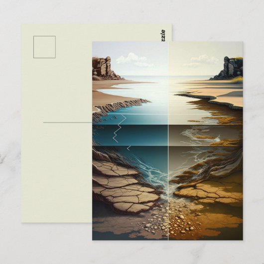 Layers Unveiled Postkarte (Vorne/Hinten)