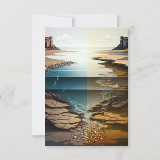 Layers Unveiled RSVP Karte (Vorderseite)