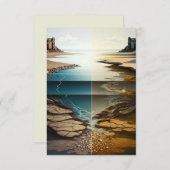 Layers Unveiled RSVP Karte (Vorne/Hinten)