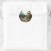 Layers Unveiled Runder Aufkleber (Tasche)