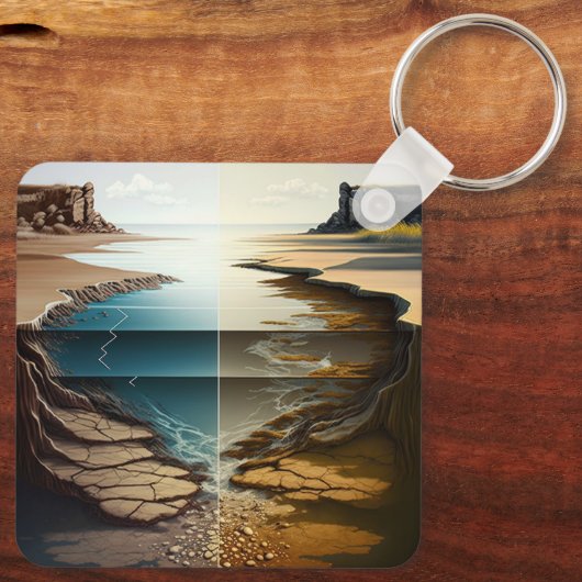 Layers Unveiled Schlüsselanhänger (Rückseite)