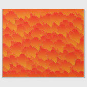 Layerte Herbstlaub Geschenkpapier (Flach)