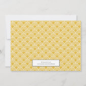 Layerte Scallops Einladung (Rückseite)