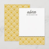 Layerte Scallops Hinweiskarte (Vorne/Hinten)