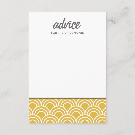 Layerte Scallops Hinweiskarte (Vorderseite)