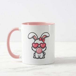 layful Kawaii Rabbit with Bubblegum Bubble Tasse