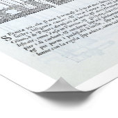 Laying foundations, from 'Della Architettura', pub Poster (Ecke)