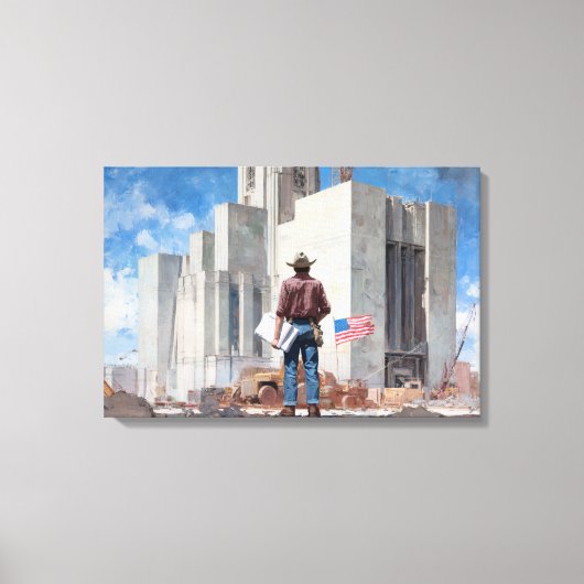 Laying the Foundations  Leinwanddruck (Vorderseite)