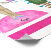 Layla Fantasy Hero Paper Doll - Play oder Display Poster (Ecke)