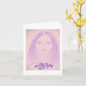 Layla Karte (Gelbe Blume)