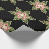 Layla Magical Snowflake Viktorianische Weihnachten Geschenkpapier (Ecke)
