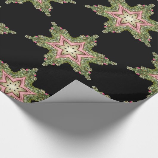 Layla Magical Snowflake Viktorianische Weihnachten Geschenkpapier (Ecke)